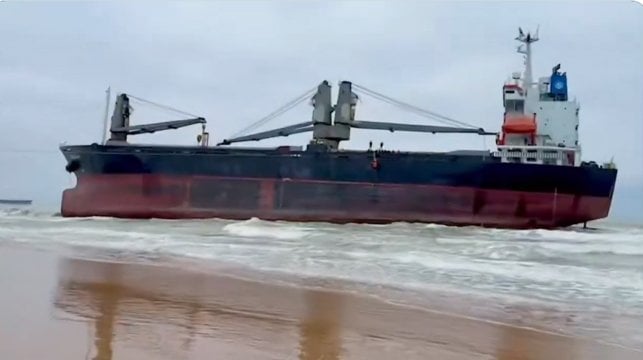 Turkey Responds as Ship Damaged in Black Sea Attack is Now Aground